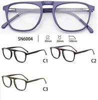 Vente en gros d'usine, plusieurs modèles de montures de lunettes en acétate pur, unisexe, œil de chat, carrées, ovales, montures de lunettes optiques