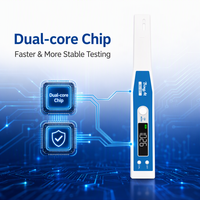 Medidor de Salinidad Digital Inteligente Anbachi con Recordatorio por Voz, Chip de Doble Núcleo para Acuarios Marinos, Peceras de Agua Salada y Pruebas de Agua