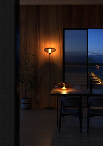 Luxury <strong>Small</strong> Aluminum Modern Round Glass <strong>Chandelier</strong> COB LED Decorating Dining Room Pendant <strong>Light</strong> - Product Image 3