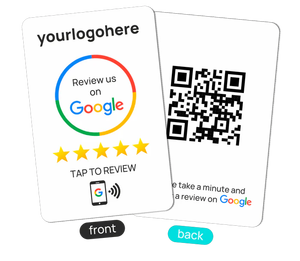 TapFive NFC Benutzer definierte PVC-Visitenkarte Google Review Qr-Code Kontaktloses RFID für die Zahlung Social Media für das digitale Geschäfts menü - Product Image 6