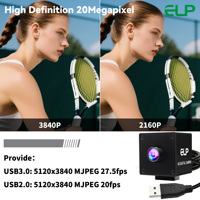 Cámara Industrial ELP de 20MP USB3.0, MJPEG 27.5fps 5120*3840, Plug&Play, Cámara Web USB3.0 Lightburn para Windows, Linux, Raspberry Pi
