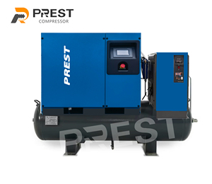 Prezzo all'ingrosso <span class=keywords><strong>PREST</strong></span> PR7A-10DG 5.5kw Vite All-in-One compressore d'aria industriale intelligente a frequenza variabile aria - Product Image 5