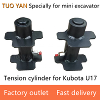 Ajustador de pista de tamaño Original para Kubota U17 mini excavadora undecarrige piezas dispositivo de tensión cilindro de tensión para U17