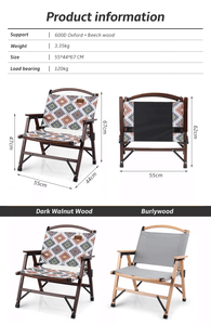Feistel 2023 mobilier d'extérieur personnalisé <span class=keywords><strong>plage</strong></span> détente chaises à faible kermit chaise de <span class=keywords><strong>camping</strong></span> pliante en <span class=keywords><strong>bois</strong></span> pour la pêche - Product Image 5