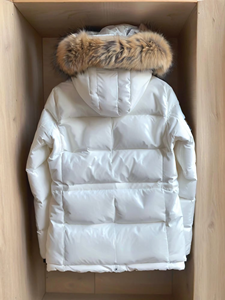 Veste d'hiver longue et coupe-vent de grande taille pour homme et <span class=keywords><strong>femme</strong></span>, parka canadienne avec capuche et 70% de duvet - Product Image 3