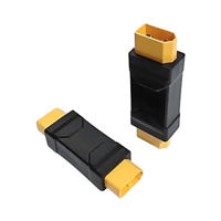 Adaptateur de connecteur XT60 mâle-femelle personnalisé, boîtier ABS, sans fil en cuivre, indice de protection IP67, 60A, plat, compatible avec les drones RC, les voitures jouets, les batteries Lipo