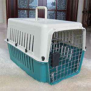 Porte-copie en plastique pour animaux de compagnie, nouvelle <span class=keywords><strong>Cage</strong></span> de <span class=keywords><strong>transport</strong></span> aérien, boîte de voyage, chenil, avec roue, 2 unités - Product Image 5