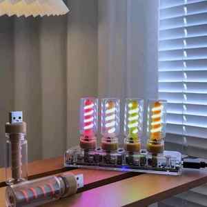 Ampoule à filament spiralée flexible USB <span class=keywords><strong>pour</strong></span> chambre à coucher, <span class=keywords><strong>camping</strong></span>, multicolore en option - Product Image 1