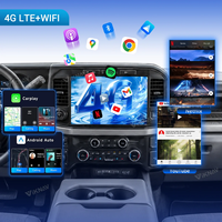 Autoradio Android 13 avec écran tactile de 13 pouces compatible avec Ford F250 Raptor 2020-2026, lecteur multimédia Carplay, navigation GPS, unité principale