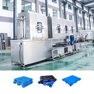 Machine de lavage de caisses à prix réduit, machine de nettoyage de palettes Euro-Américaines, machine de lavage de bacs à fleurs et de bacs à plantes, machine de lavage de plateaux - Product Image 3