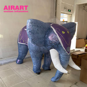 Gran oferta, elefante inflable, uso de decoración, elefante de <span class=keywords><strong>circo</strong></span> inflable, Club, decoración de suelo al aire libre, modelo de elefante inflable - Product Image 3