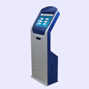 Macchina per il controllo automatico dei clienti del produttore cinese cablata per distributori di biglietti da 17 pollici con coda Touch Screen
