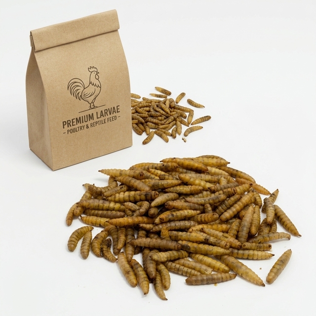 Wholesale, Customizable Packaging, Dried Black Soldier Fly Larvae