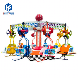 Manège à chaises volantes HOTFUN pour enfants, populaire, pour parc d'attractions, à vendre - Capacité 20 personnes, utilisation extérieure et intérieure - Product Image 1