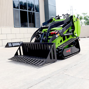 Mini-chargeuse sur chenilles homologuée EPA CE, moteur diesel Honda, capacité de la benne de 0,2 m3, pompe à moteur à pression nominale de 17 MPa - Product Image 6