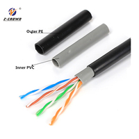 0.45mm belden cat6e patch 1.5 mètre marque cat6 extérieur gelée rempli utp câble intérieur