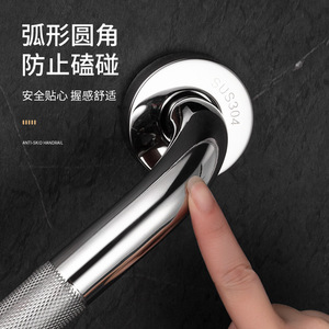 Barra de Seguridad para Baño Junsheng Home, Acero Inoxidable 304, Antideslizante, Soporta 250 kg, Barra de Apoyo para Ducha - Product Image 2