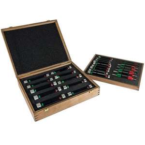 Juego de calibradores de enchufes lisos, material de plástico y acero para mediciones precisas - Product Image 1