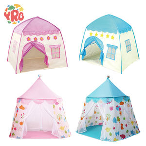 Princess Kid Play Tent House <span class=keywords><strong>Tela</strong></span> suave Actividad al aire libre Playhouse Portable Cartoon Toys Castle para niños - Product Image 6