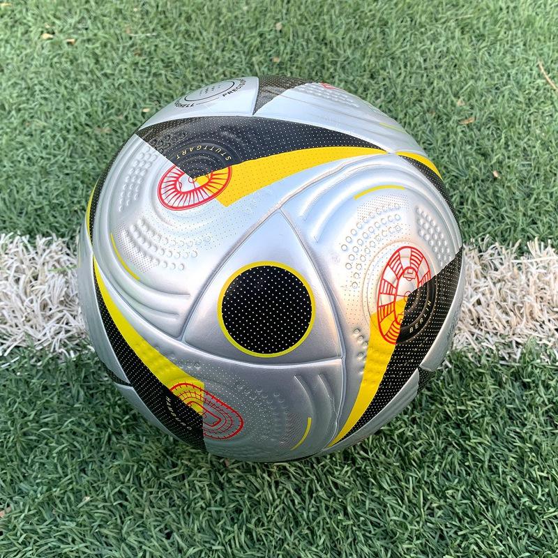 Euro 2024 cup final single mirror pu leather football