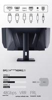 Moniteur de jeu PC 24,1 pouces FHD 540 Hz