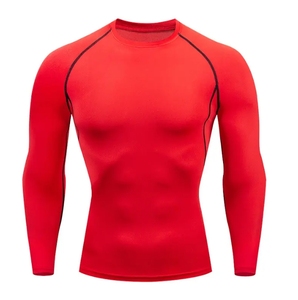 Bán buôn tùy chỉnh in Spandex Rashguard với dài tay áo Logo thăng hoa mặt trời bảo vệ thiết kế của riêng bạn MMA bánh - Product Image 4