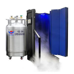 Meilleur choix : Cylindre vide d'azote liquide YDZ-100 100L, conteneur Dewar LN2 auto-pressurisé pour le <span class=keywords><strong>contrôle</strong></span> des réactions - Product Image 1