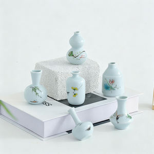 <span class=keywords><strong>Vase</strong></span> en céramique blanc créatif miniature avec aimant, petite décoration <span class=keywords><strong>de</strong></span> réfrigérateur, <span class=keywords><strong>vase</strong></span> à <span class=keywords><strong>fleurs</strong></span> en porcelaine pour la décoration intérieure - Vente en gros - Product Image 3