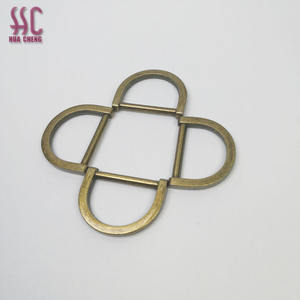 Antic ทองเหลือง32มิลลิเมตรหล่อโลหะ <span class=keywords><strong>D</strong></span> แหวนสำหรับกระเป๋า - Product Image 3