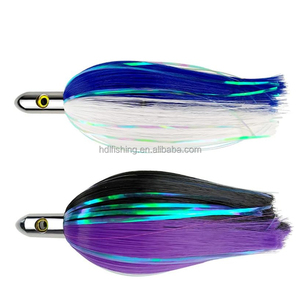 Señuelo de curricán Ilander de cabeza de bala de 7 pulgadas/9 pulgadas para Marlin Tuna Mahi Dolphin Durado Wahoo Trolling señuelos malla sin gancho, - Product Image 6