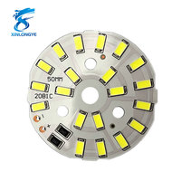 Carte de source de lumière LED DC 5V 3W 31mm OD/10mm en aluminium PCB SMD5730 Modules LED blanc/chaud/neutre/rouge/vert/bleu/jaune/violet