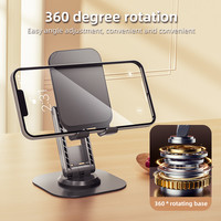 Support portable pour ordinateur portable et téléphone, réglable à 360 degrés, en métal, étanche, facile à installer, pour lit et bureau, à prix avantageux