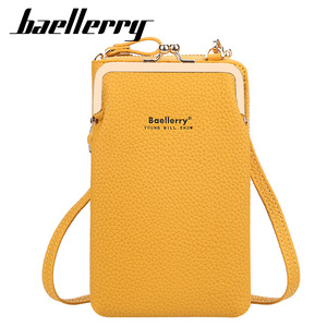 Portefeuille pour femme Baellerry jaune, porte-cartes à fermeture éclair de 7 pouces, sac pour téléphone - Product Image 4