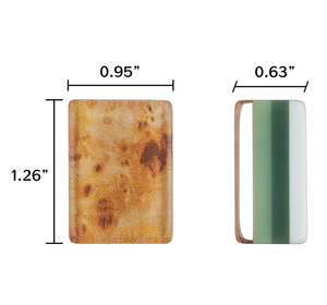 Jeu de Mahjong Américain en Bois Gravé, Luxe Personnalisé, 160 Pièces, Format Voyage, Commande Minimum 1 Jeu - Product Image 5