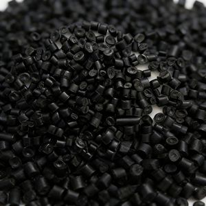 גרגירי פוליפרופילן שחור עמידים במיוחד, חומר פוליפרופילן ממוחזר מחוזק בסיבי זכוכית, פוליפרופילן משופר לייצור בהזרקה - Product Image 1