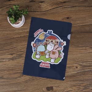 Nhà Cung Cấp Trường Học Bìa Đựng Hồ Sơ Chống Nước Cỡ <span class=keywords><strong>A4</strong></span> Tùy Chỉnh Bìa Đựng Hồ Sơ Hình Chữ L Bằng Nhựa PP In Trong Suốt Nhiều Màu Sắc Để Khuyến Mãi - Product Image 5