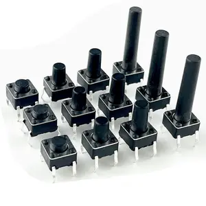 Smd / Smt Power 6x6 Switch 6x6x6 Tactile Switch 6*6*6 Mm Push Key Button Micro 2pin / 4pin Tact Switch