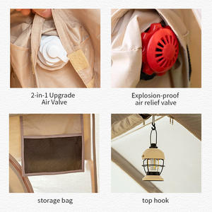 เต็นท์เป่าลมตั้งแคมป์กลางแจ้งเต็นท์ตั้งแคมป์บ้านตั้งแคมป์อากาศติดตั้งง่ายห้องโดยสารกันน้ำ - Product Image 4