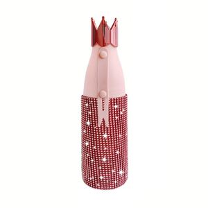 Tasse Thermos Isotherme de Luxe en Acier Inoxydable avec Strass et Couvercle à Paille, 12 oz, 11 Couleurs, pour Femmes et Filles - Product Image 1