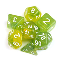 Paquet personnalisé de haute qualité translucide multicolore polyédrique RPG D20 jeu de dés en acrylique