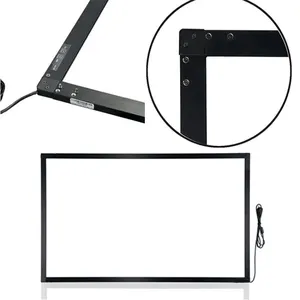 Fornitura di produzione di alta qualità Kit di sovrapposizione Usb a infrarossi aperti Ir da 65 pollici cornice Multi Touch Screen per lavagna interattiva Tv