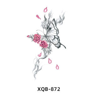 Tatuajes Temporales Decorativos Impermeables de 8.27in*4.49in con Diseño de Letras para Fiestas - Product Image 3