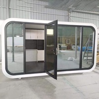 Maison Capsule Modulaire Extérieure Moderne Préfabriquée – Unités Portables en Acier pour Tiny House