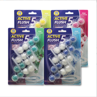 Blocs désodorisants suspendus pour toilettes, parfums personnalisés, lot de 2, longue durée, 1% de parfum, 40g, nettoyant pour cuvettes de toilettes
