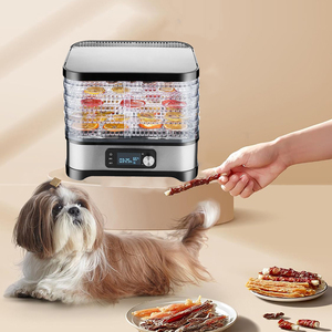 <span class=keywords><strong>SS</strong></span> Nắp Có Thể Điều Chỉnh Thời Gian 1-24 Giờ Kỹ Thuật Số LCD Màn Hình Hiển Thị <span class=keywords><strong>5</strong></span> Lớp Khay Thực Phẩm Chuyên Nghiệp Dehydrator Máy - Product Image 3