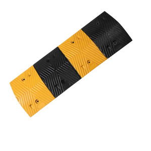 Jiadong bãi đậu xe xe khối cao su bánh xe Stopper Cáp dốc nhựa cao su tốc độ bumpers đường tốc độ di động bướu để bán - Product Image 2