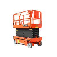 Plateforme de travail mobile électrique autopropulsée à ciseaux hydrauliques en acier, hauteur max. 5,8 m, capacité 2 personnes - Offre Spéciale