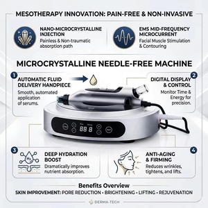 <span class=keywords><strong>Pistola</strong></span> de <span class=keywords><strong>Mesoterapia</strong></span> <span class=keywords><strong>Automática</strong></span> <span class=keywords><strong>para</strong></span> Inyección Facial Multi-Needle, Hidratante Dérmica con Colágeno, Sin Agujas, Oxígeno Jet Hidratante - Product Image 2