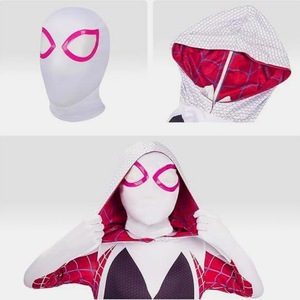 Disfraz de Cosplay de <span class=keywords><strong>Gwen</strong></span> Spider-Man, <span class=keywords><strong>Traje</strong></span> Ajustado para Navidad y Halloween, Apto para Niños y Adultos - Product Image 2