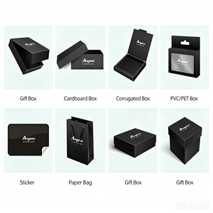 Boîte cadeau en papier kraft brun personnalisée en usine, boîte cadeau en papier avec fenêtre transparente en PVC pour l'emballage - Product Image 2